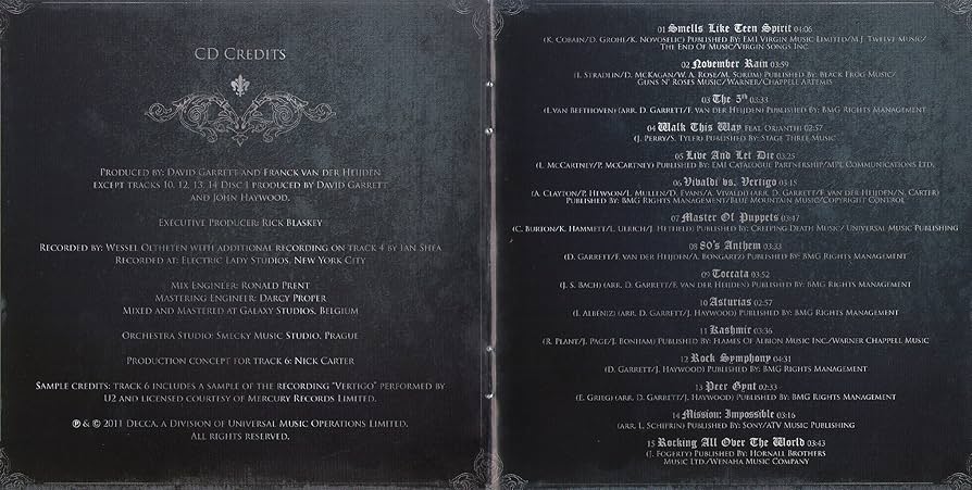 Amazon.com: ROCK SYMPHONIES by DAVID GARRETT DELUXE EDITION